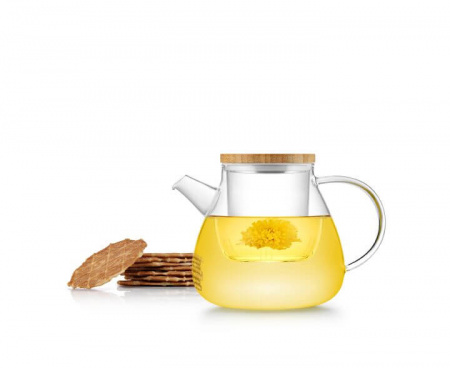 Заварочный чайник 600 мл, прозрачный, линия GLASS TEA POT, SAMADOYO