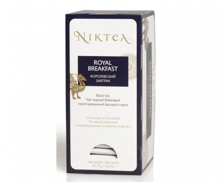 Чай черный Royal Breakfast (Королевский Завтрак), 25 пак., Niktea
