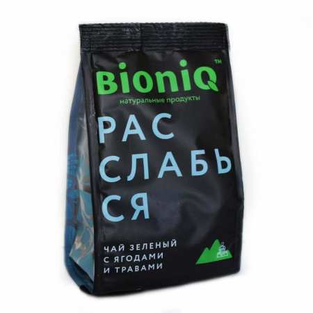 Чай BioniQ "Расслабься", зелёный с добавками, 50 гр