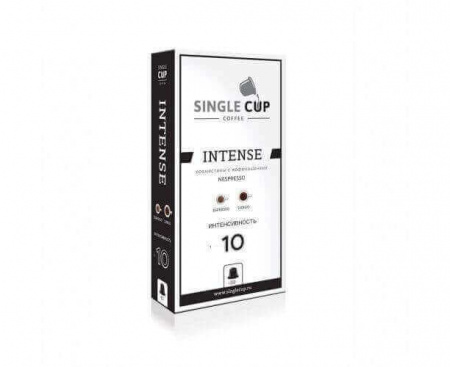 Кофе в капсулах Intense, 10 шт., Singlecup