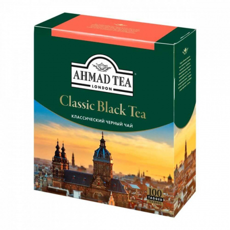 Чай Ahmad "Classic Black Tea", черный, 100 пакетиков