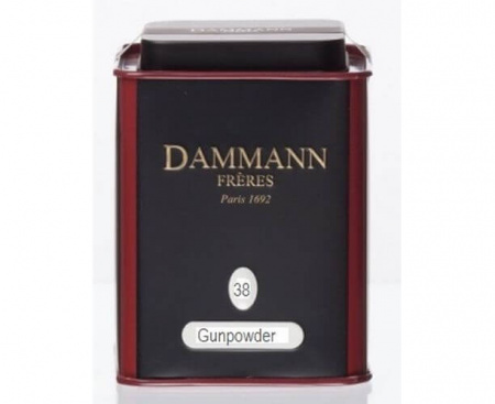 Чай зеленый №38 Порох, жестяная банка 100 г, Dammann