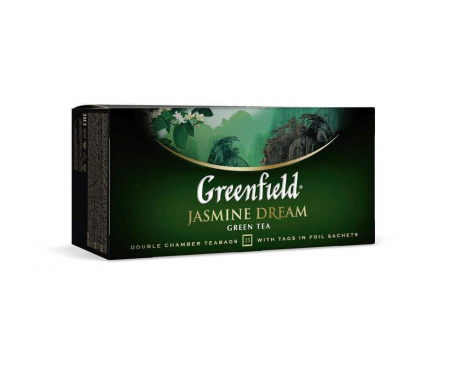 Чай зеленый Jasmine Dream, 25 пакетиков, Greenfield