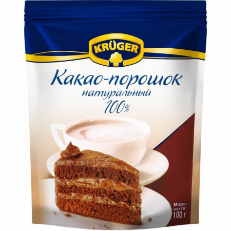 Какао порошок Krueger, натуральный, 100 гр