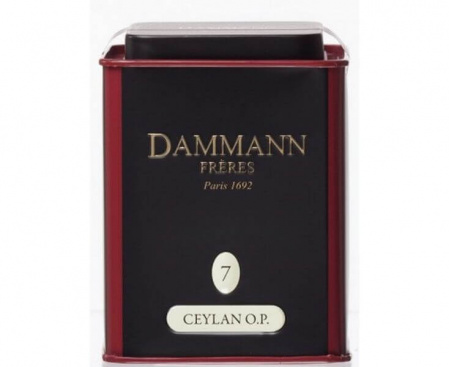 Чай черный №7 Цейлон О.Р., жестяная банка 100 г, Dammann