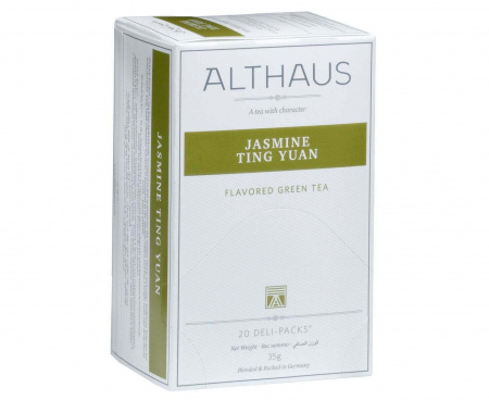 Чай зеленый ароматизированный Jasmine Ting Yuan (Жасмин Тинг Юань), 20 пак., Althaus