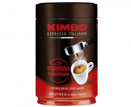 КОФЕ МОЛОТЫЙ ESPRESSO NAPOLETANO, 250 Г, Ж/Б, KIMBO