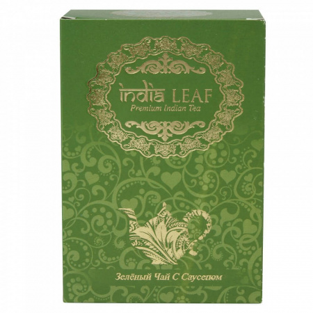 Чай India leaf "Зеленый чай с саусепом", 100 гр