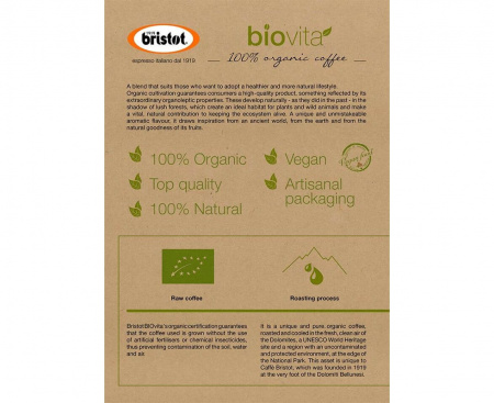 Кофе в зернах Biovita, 1 кг, Bristot