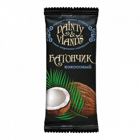 Батончик Dainty & Viands "Кокосовый", 40 гр