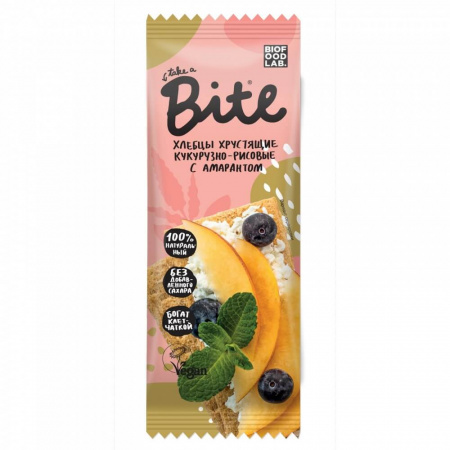 Хлебцы хрустящие Take a Bite "Кукурузно-рисовые c амарантом", 30 гр