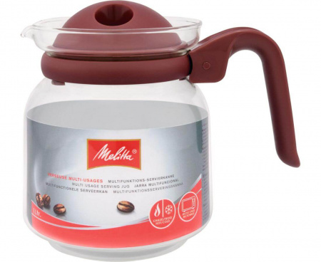 Чайник заварочный 1 л (в упаковке 4 шт. разных цветов), стекло, Melitta