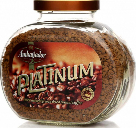 Кофе Ambassador "Platinum", растворимый, 190 гр