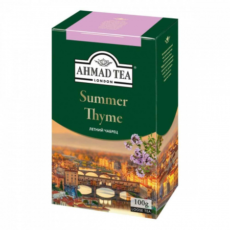 Чай Ahmad "Summer Thyme", черный листовой с чабрецом, 100 гр