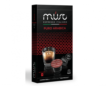 Кофе в капсулах Puro Arabica, 10 шт., Must