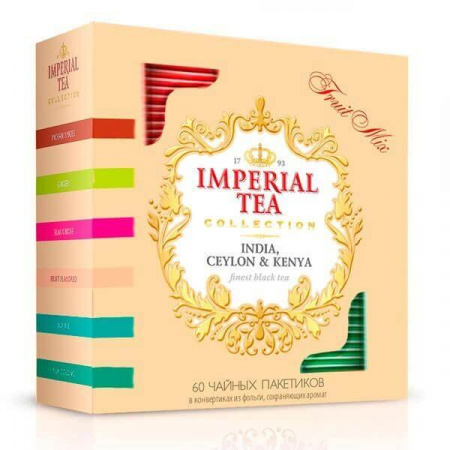 Чай Imperial Tea "Fruit Mix", ассорти, 60 пакетиков