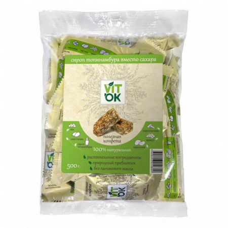 Полезные конфеты VITok, без сахара, 500 гр