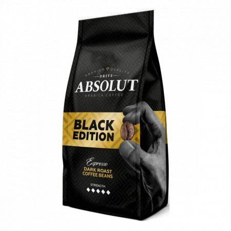 Кофе Absolut Drive "Black Edition", в зернах, 1000 гр