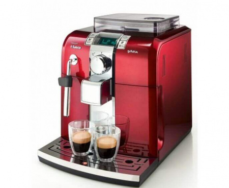 Кофемашина Syntia Cappuccino Red(PHILIPS-SAECO HD8838/32), красная, Saeco