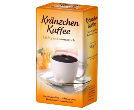 КОФЕ МОЛОТЫЙ KRANZCHEN KAFFEE, В/У 500 Г, DARBOVEN
