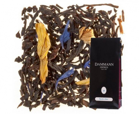 Чай черный ароматизированный Голубой сад/Jardin Bleu, вак.пакет 1 кг, Dammann