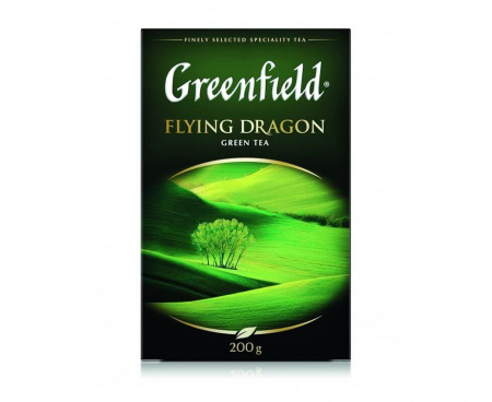 Чай зеленый листовой Flying Dragon, 200 г, Greenfield