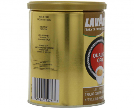Молотый кофе Oro, жестяная банка 250 г, Lavazza
