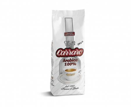 Кофе в зернах Arabica 100%, вак.уп. 250 г, Carraro