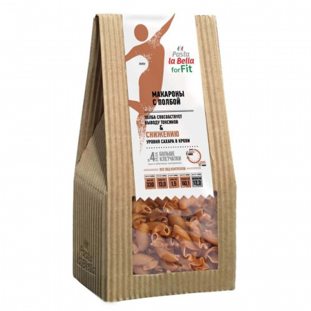 Макароны Pasta la Bella forFIT "С полбой", 300 гр