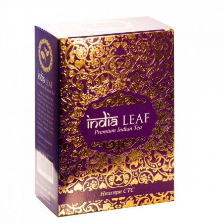 Чай India leaf "Нилгири стс", черный гранулированный, 100 гр