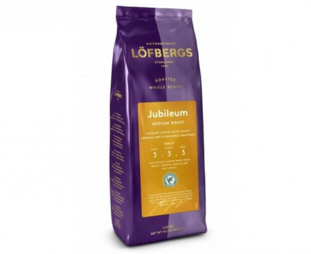 Кофе в зернах Jubileum, 400 г, Lofbergs