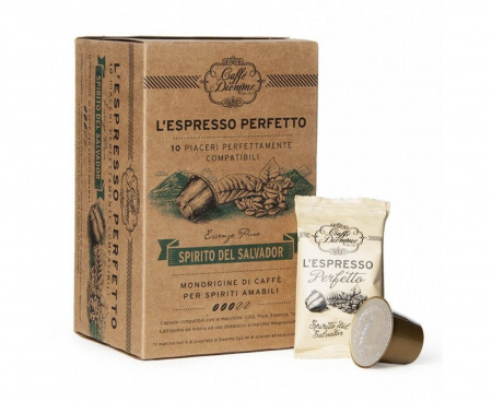 Кофе в капсулах L`espresso Spirito del Salvador, 10 капсул (для Nespresso), Diemme