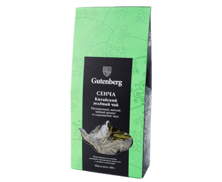 Чай зеленый Сенча, 500 г, Gutenberg