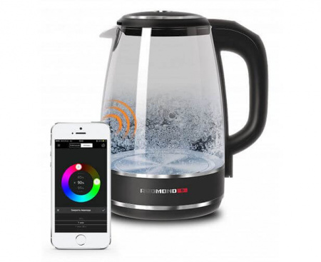 Умный чайник-светильник SkyKettle G200S, 2 л, черный, REDMOND