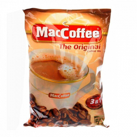 Кофе MacCoffe "Original", растворимый 3 в 1, 50 пакетиков