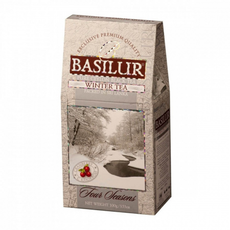 Чай Basilur "Времена года - Зимний", чёрный с добавками, 100 гр