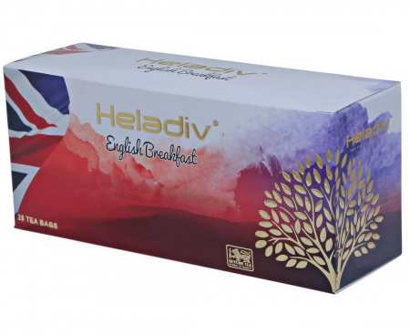Чай черный English Breakfast, 25 пакетиков, Heladiv