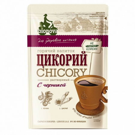 Цикорий Bionova "С черникой", растворимый, 100 гр