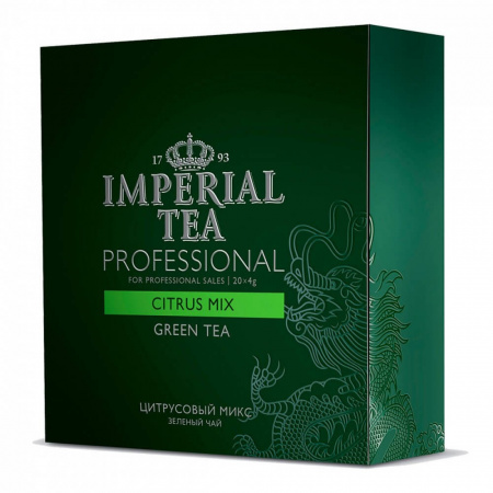 Чай Imperial Tea Professional "Цитрусовый микс", зеленый с добавками, 20 сашетов