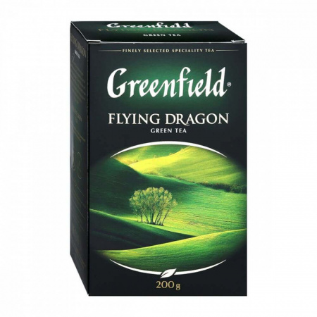 Чай Greenfield "Flying Dragon", зеленый листовой, 200 гр
