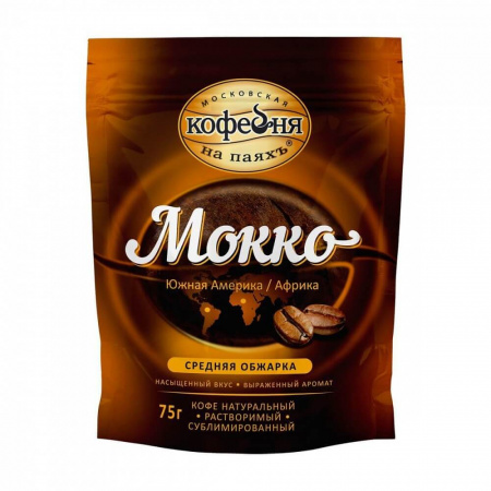 Кофе Московская кофейня на паяхъ "Мокко", растворимый, 75 гр