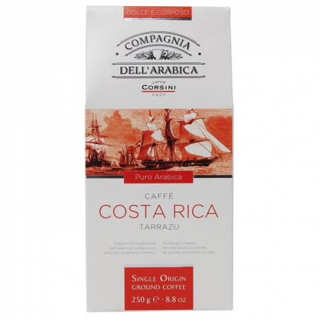 Кофе Compagnia Dell`arabica "Costa Rica Tarrazu", молотый, 250 гр
