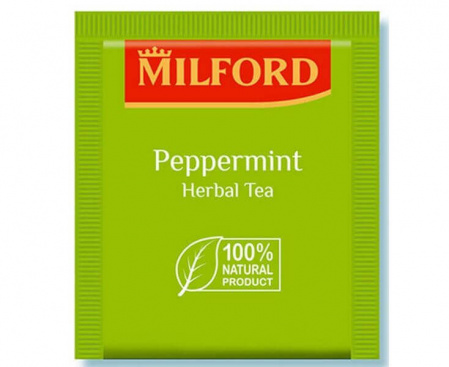 Чай зеленый Перечная мята, 200 пак. х 1.75 г, Milford ProfiLine