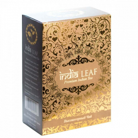 Чай India leaf "Высокогорный микс", черный среднелистовой, 100 гр