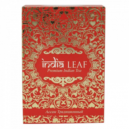 Чай India leaf "Ассам традиционный", черный мелколистовой, 100 гр