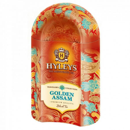 Чай Hyleys "Голден ассам", черный листовой, ж/б, 100 гр