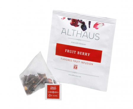 Чай фруктовый Fruit Berry (Фрут Берри), 15 пирамидок, Pyra-Pack, Althaus