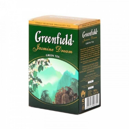 Чай Greenfield "Jasmine Dream", зеленый с жасмином, 100 гр