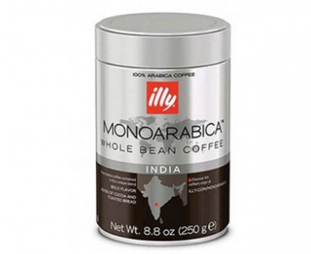 Кофе в зернах МОНОАРАБИКА - Индия, 250 г, Illy
