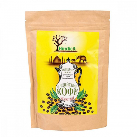 Кофе Hindica "Breakfast Blend", молотый, 100 гр
